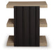 Rylandyn - Rectangular End Table - Black / Light Brown – End Tables by Signature Design by Ashley® at Furniture Wholesale Plus , Nashville furniture store