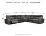 Samperstone - Power Reclining Sectional – Reclining Sectionals by Signature Design by Ashley® at Furniture Wholesale Plus , Nashville furniture store