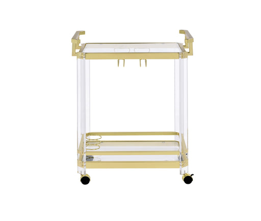Aerin - Server Cart - Premium Bar Carts from Steve Silver Furniture - Just $299! Shop now at Furniture Wholesale Plus  We are the best furniture store in Nashville, Hendersonville, Goodlettsville, Madison, Antioch, Mount Juliet, Lebanon, Gallatin, Springfield, Murfreesboro, Franklin, Brentwood