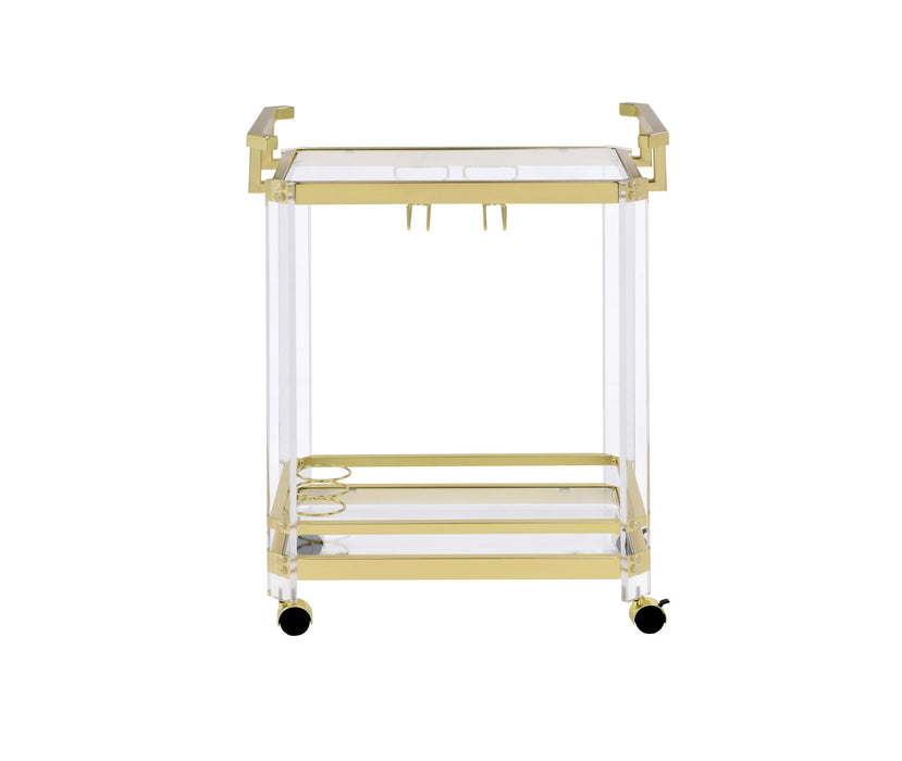 Aerin - Server Cart - Premium Bar Carts from Steve Silver Furniture - Just $299! Shop now at Furniture Wholesale Plus  We are the best furniture store in Nashville, Hendersonville, Goodlettsville, Madison, Antioch, Mount Juliet, Lebanon, Gallatin, Springfield, Murfreesboro, Franklin, Brentwood