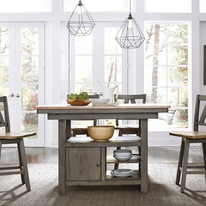 Lindsey Farm - Gathering Table Set – 5 Piece Dining Room Sets by Liberty Furniture at Furniture Wholesale Plus , Nashville furniture store