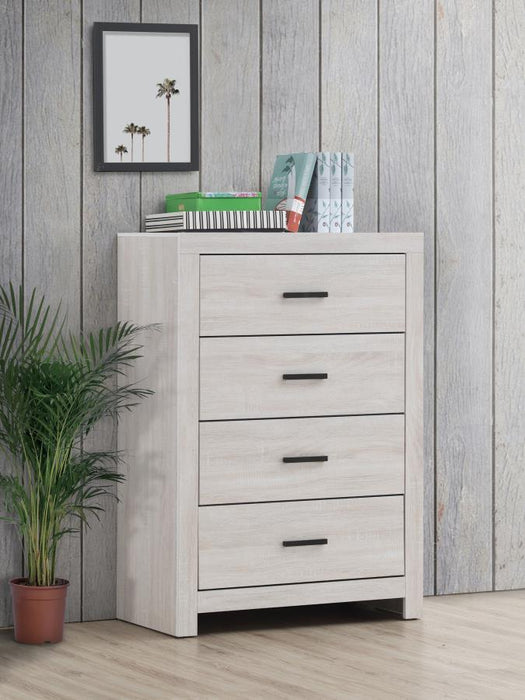 Brantford - 4-Drawer Bedroom Chest – Accent Chests by CoasterEveryday at Furniture Wholesale Plus , Nashville furniture store