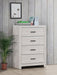 Brantford - 4-Drawer Bedroom Chest – Accent Chests by CoasterEveryday at Furniture Wholesale Plus , Nashville furniture store