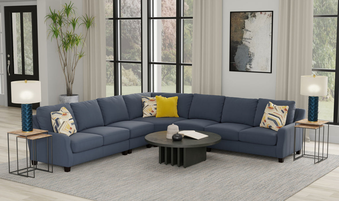 Foley - Sectional With Comfort Coil Seating And 4 Included Accent Pillows - Premium Stationary Sectionals from Jackson - Just $2299! Shop now at Furniture Wholesale Plus  We are the best furniture store in Nashville, Hendersonville, Goodlettsville, Madison, Antioch, Mount Juliet, Lebanon, Gallatin, Springfield, Murfreesboro, Franklin, Brentwood
