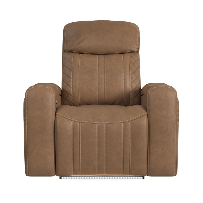 Side Kick - Recliner With Cupholders And White Led Light - Simba Saddle – Reclining Chairs by Elements International at Furniture Wholesale Plus , Nashville furniture store