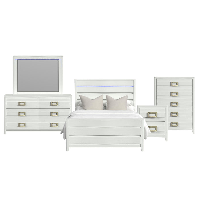 Tobias - Bedroom Set With LED – 3 Piece Bedroom Sets by Elements International at Furniture Wholesale Plus , Nashville furniture store