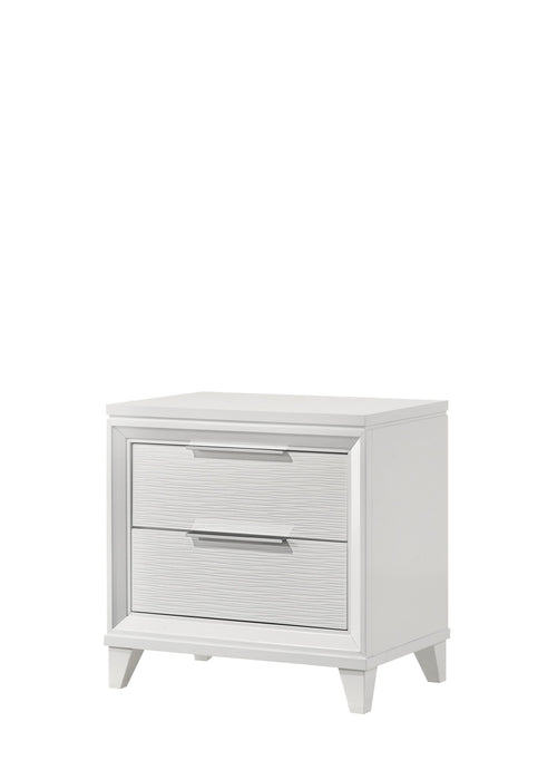 Cressida - Nightstand - White – Accent Nightstands by Crown Mark at Furniture Wholesale Plus , Nashville furniture store