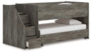 Frandern - Twin Over Twin Loft Bed - Gray – Loft Beds by Signature Design by Ashley® at Furniture Wholesale Plus , Nashville furniture store