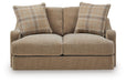 ChloeeAnne - Loveseat - Honey – Stationary Loveseats by Benchcraft® at Furniture Wholesale Plus , Nashville furniture store