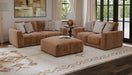Silas - Cocktail Ottoman - Mocha – Coffee Table Ottomans by Jackson at Furniture Wholesale Plus , Nashville furniture store