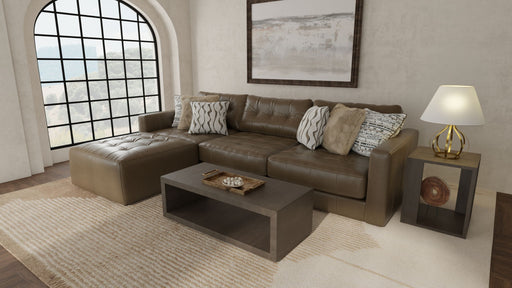 Siena - 4 Piece Modular Sectional With Cuddler Seat Cushions And Included Accent Pillows - Chocolate – Stationary Sectionals by Jackson at Furniture Wholesale Plus , Nashville furniture store