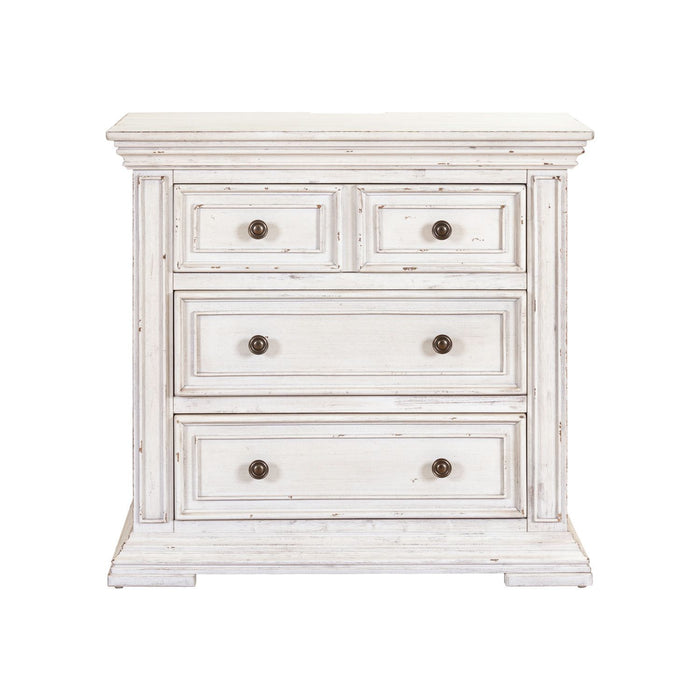 Big Valley - Bedside Chest With Charging Station – Bedside Chests by Liberty Furniture at Furniture Wholesale Plus , Nashville furniture store