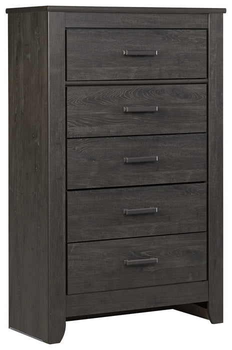 Brinxton - Five Drawer Chest - Charcoal – Accent Chests by Signature Design by Ashley® at Furniture Wholesale Plus , Nashville furniture store