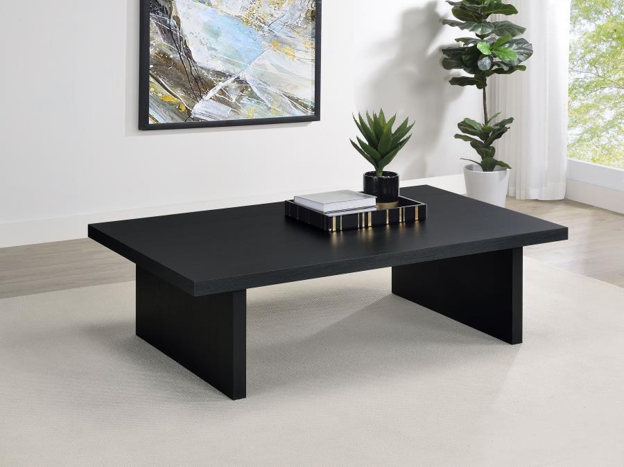 Max - Rectangular Engineered Laminate Coffee Table - Black – Coffee Tables by Coaster Fine Furniture at Furniture Wholesale Plus , Nashville furniture store