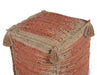 Jafar - Square Handwoven Jute Pouf - Red - Premium Accent Poufs from Steve Silver Furniture - Just $139! Shop now at Furniture Wholesale Plus  We are the best furniture store in Nashville, Hendersonville, Goodlettsville, Madison, Antioch, Mount Juliet, Lebanon, Gallatin, Springfield, Murfreesboro, Franklin, Brentwood