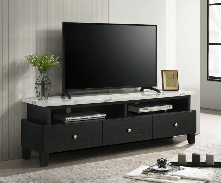 Alina - TV Stand - Black - Premium TV Stands from Crown Mark - Just $309! Shop now at Furniture Wholesale Plus  We are the best furniture store in Nashville, Hendersonville, Goodlettsville, Madison, Antioch, Mount Juliet, Lebanon, Gallatin, Springfield, Murfreesboro, Franklin, Brentwood