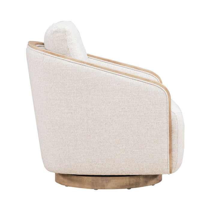 Nora - Upholstered Swivel Accent Chair – Swivel Chairs by Liberty Furniture at Furniture Wholesale Plus , Nashville furniture store