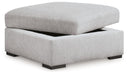 Gabyleigh - Ottoman With Storage - Nickel – Storage Ottomans by Benchcraft® at Furniture Wholesale Plus , Nashville furniture store