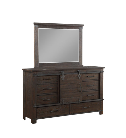 Newton - Mirror - Cocoa Brown - Premium Bedroom Mirrors from Emerald Home - Just $229! Shop now at Furniture Wholesale Plus  We are the best furniture store in Nashville, Hendersonville, Goodlettsville, Madison, Antioch, Mount Juliet, Lebanon, Gallatin, Springfield, Murfreesboro, Franklin, Brentwood