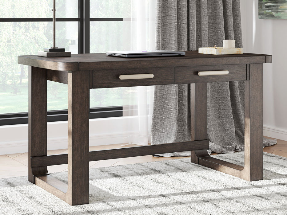 Breckington - Home Office Desk - Dark Brown – Writing Desks by Signature Design by Ashley® at Furniture Wholesale Plus , Nashville furniture store
