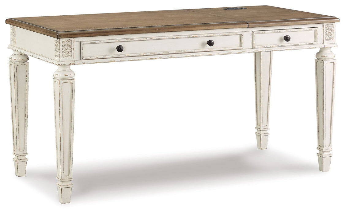 Realyn - Home Office Lift Top Desk - White / Brown – Lift Top Desks by Signature Design by Ashley® at Furniture Wholesale Plus , Nashville furniture store