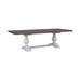 River Place - Trestle Table - Riverstone White & Tobacco – Dining Tables by Liberty Furniture at Furniture Wholesale Plus , Nashville furniture store
