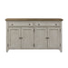 Farmhouse Reimagined - Server - Antique White / Chestnut Tops – Servers by Liberty Furniture at Furniture Wholesale Plus , Nashville furniture store