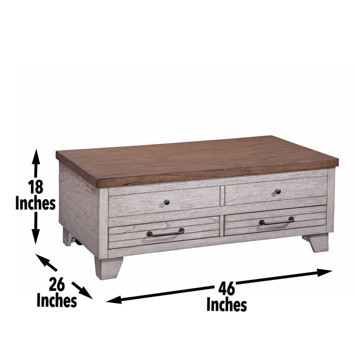 Bear Creek - Lift Top Cocktail Table – Cocktail Tables by Steve Silver Furniture at Furniture Wholesale Plus , Nashville furniture store