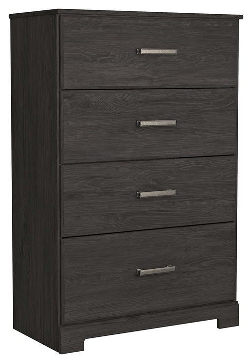 Belachime - Charcoal - Four Drawer Chest - Premium Accent Chests from Signature Design by Ashley® - Just $268! Shop now at Furniture Wholesale Plus  We are the best furniture store in Nashville, Hendersonville, Goodlettsville, Madison, Antioch, Mount Juliet, Lebanon, Gallatin, Springfield, Murfreesboro, Franklin, Brentwood