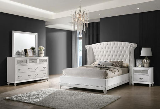 Barzini - Upholstered Tufted Bedroom Set - Premium 4 Piece Bedroom Sets from CoasterEveryday - Just $2069! Shop now at Furniture Wholesale Plus  We are the best furniture store in Nashville, Hendersonville, Goodlettsville, Madison, Antioch, Mount Juliet, Lebanon, Gallatin, Springfield, Murfreesboro, Franklin, Brentwood