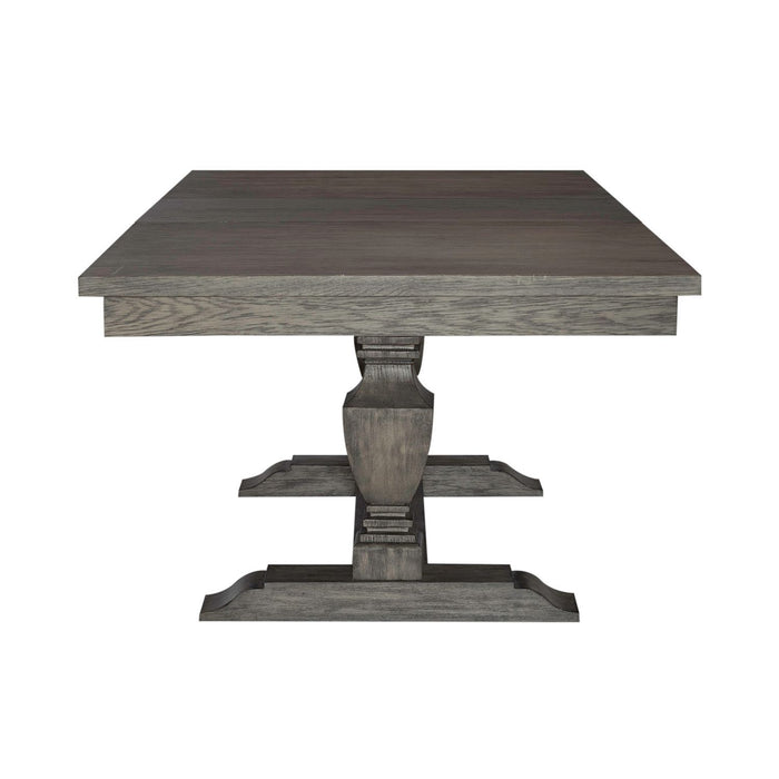 Westfield - Trestle Table - Havana Brown – Dining Tables by Liberty Furniture at Furniture Wholesale Plus , Nashville furniture store