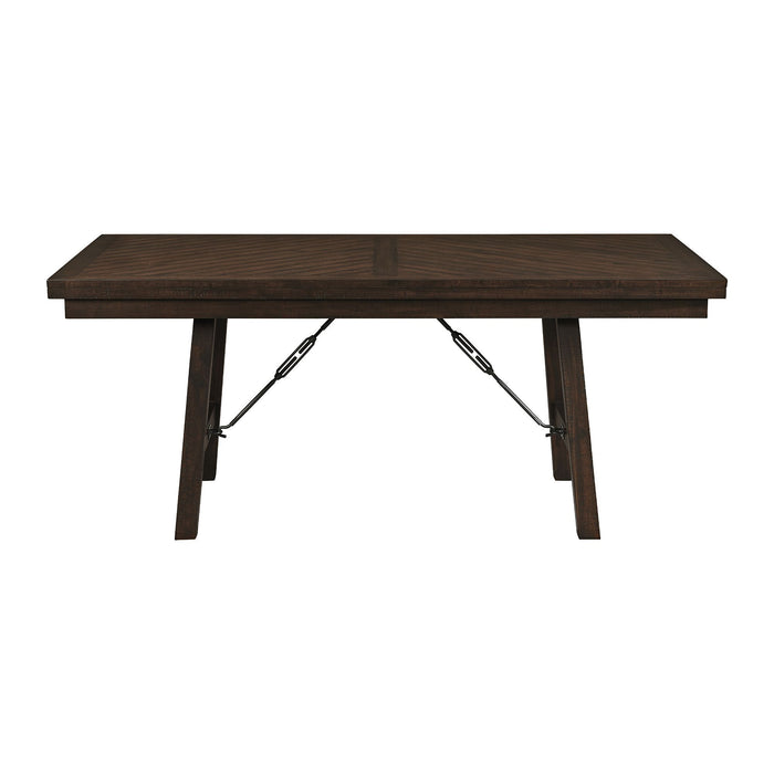 Jax - 6 Piece Dining Set (72" Table, Four Chairs And Bench) - Cherry – 6 Piece Dining Room Sets by Elements International at Furniture Wholesale Plus , Nashville furniture store