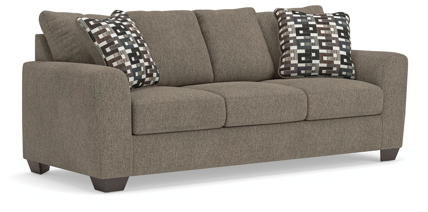 Triston-Peaks - Queen Sofa Sleeper - Suede – Sleeper Sofas by Benchcraft® at Furniture Wholesale Plus , Nashville furniture store