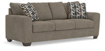 Triston-Peaks - Queen Sofa Sleeper - Suede – Sleeper Sofas by Benchcraft® at Furniture Wholesale Plus , Nashville furniture store