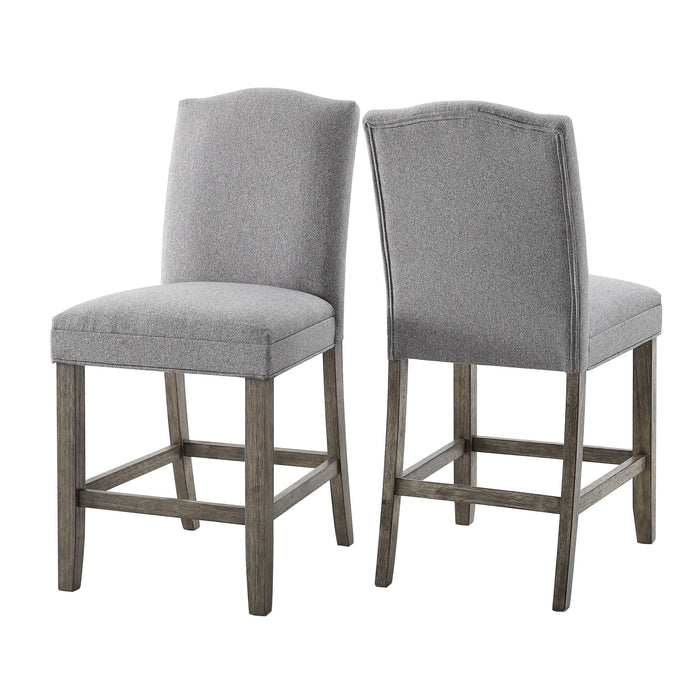 Grayson - Counter Chair - Gray / Light Brown – Counter Chairs by Steve Silver Furniture at Furniture Wholesale Plus , Nashville furniture store