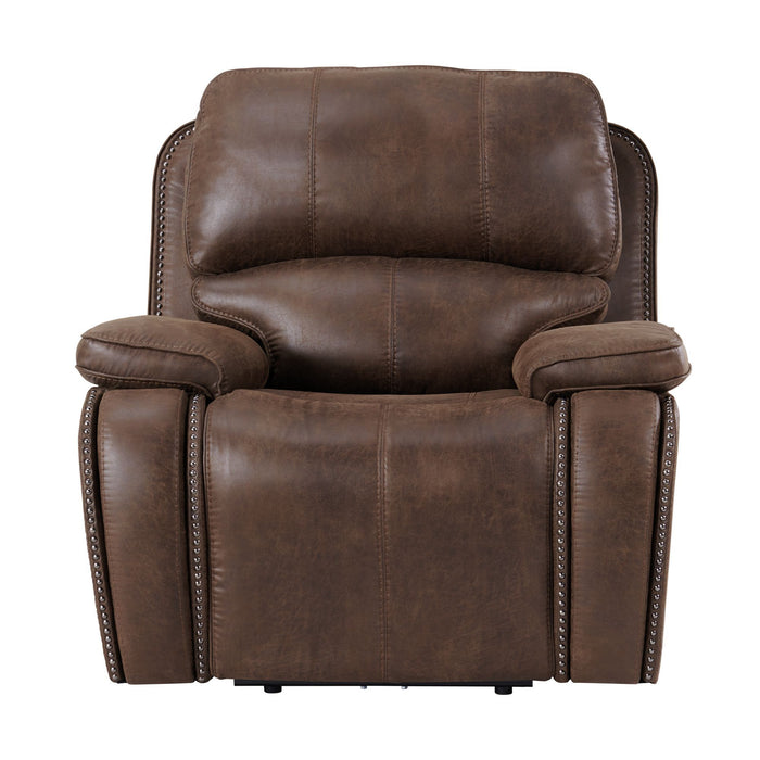 Atlantis - Power Motion Recliner With Power Head Recliner - Heritage Brown – Reclining Chairs by Elements International at Furniture Wholesale Plus , Nashville furniture store