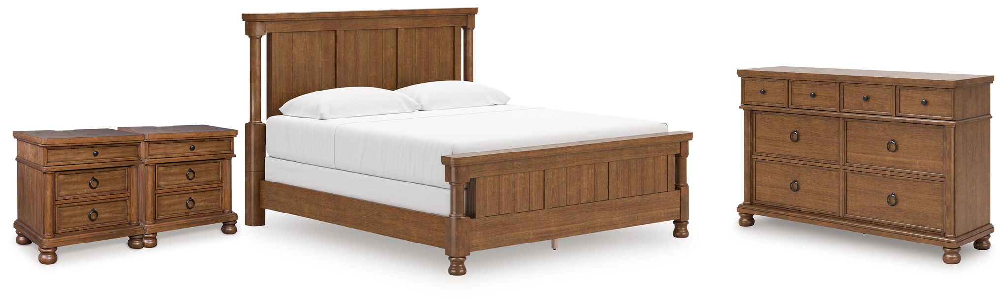 Rowlenstown - Poster Bedroom Set – 3 Piece Bedroom Sets by Signature Design by Ashley® at Furniture Wholesale Plus , Nashville furniture store