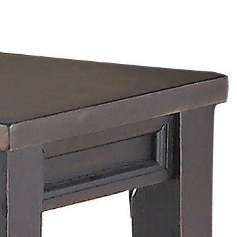 Raven - Noir Bench - Dark Brown – Dining Benches by Steve Silver Furniture at Furniture Wholesale Plus , Nashville furniture store