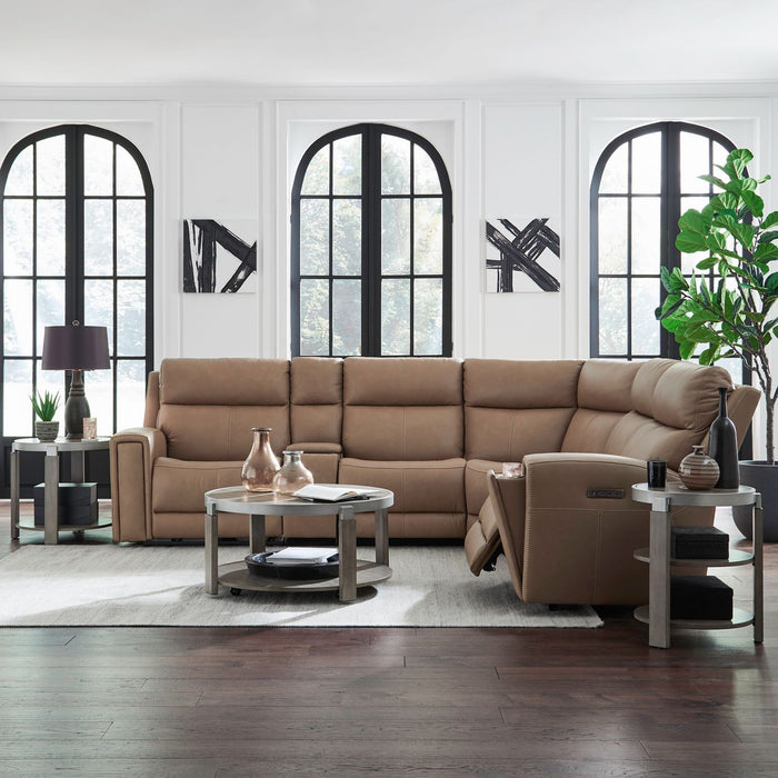 Camden - 6 Piece Sectional – Reclining Sectionals by Liberty Furniture at Furniture Wholesale Plus , Nashville furniture store