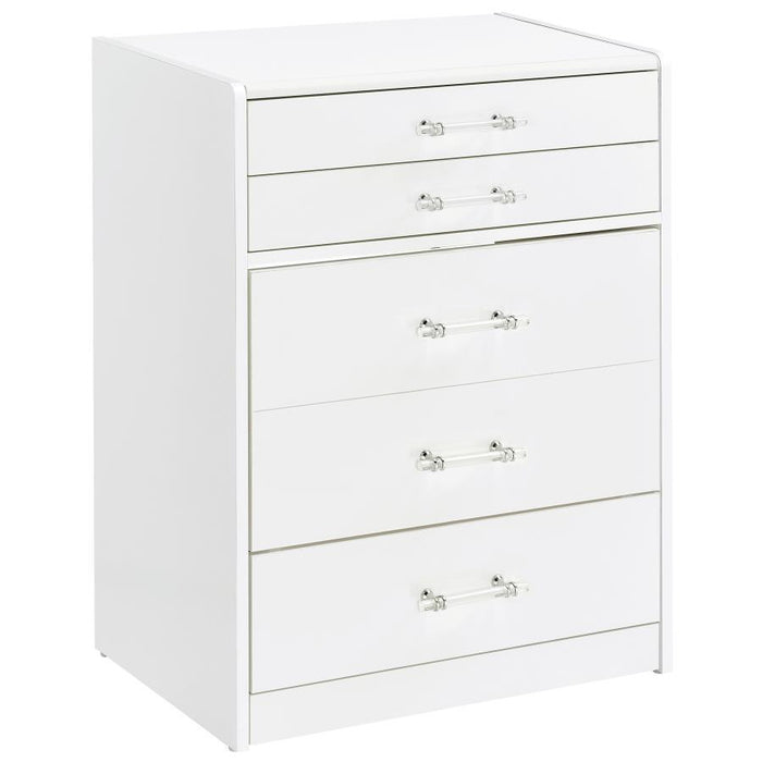 Danbury - 3-Drawer Makeup Vanity & Stool Set – Vanity Sets by Coaster Fine Furniture at Furniture Wholesale Plus , Nashville furniture store