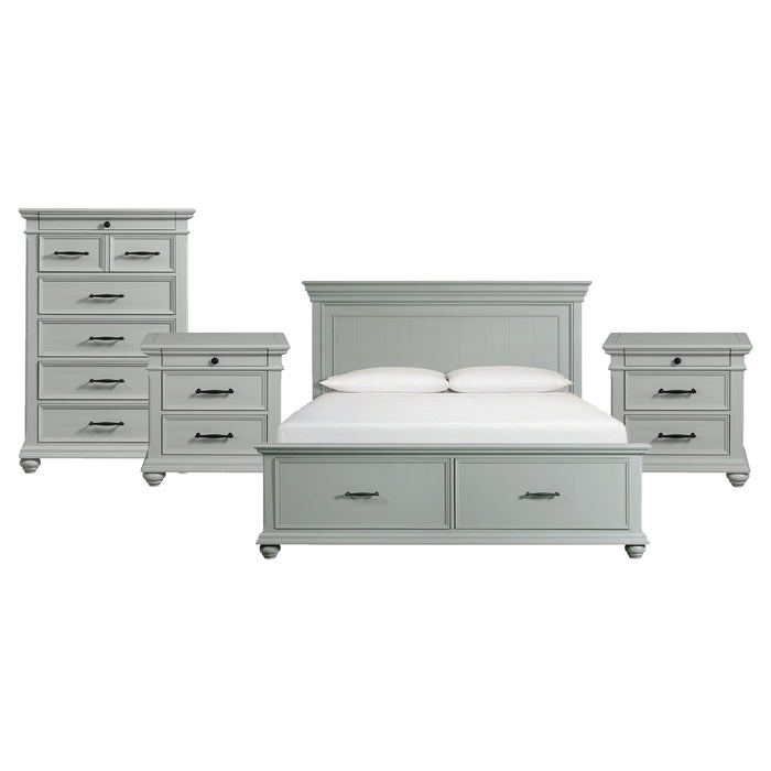 Slater - Platform Storage Bedroom Set – 3 Piece Bedroom Sets by Elements International at Furniture Wholesale Plus , Nashville furniture store