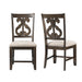 Stone - Wooden Swirl Back Side Chair (Set of 2) – Chair Sets by Elements International at Furniture Wholesale Plus , Nashville furniture store