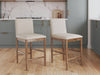 Isanti - Upholstered Barstool (Set of 2) - Light Brown – Stool Sets by Millennium® by Ashley at Furniture Wholesale Plus , Nashville furniture store