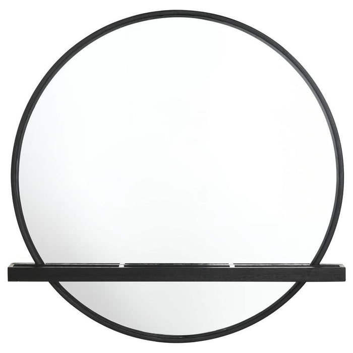 Arini - Round Vanity Wall Mirror With Shelf - Premium Vanity Mirrors from CoasterElevations - Just $259! Shop now at Furniture Wholesale Plus  We are the best furniture store in Nashville, Hendersonville, Goodlettsville, Madison, Antioch, Mount Juliet, Lebanon, Gallatin, Springfield, Murfreesboro, Franklin, Brentwood