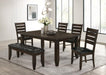 Dalila - Rectangular Dining Table Set - Premium 5 Piece Dining Room Sets from CoasterEveryday - Just $889! Shop now at Furniture Wholesale Plus  We are the best furniture store in Nashville, Hendersonville, Goodlettsville, Madison, Antioch, Mount Juliet, Lebanon, Gallatin, Springfield, Murfreesboro, Franklin, Brentwood