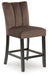 Jeshina - Upholstered Barstool (Set of 2) - Mocha – Stool Sets by Signature Design by Ashley® at Furniture Wholesale Plus , Nashville furniture store