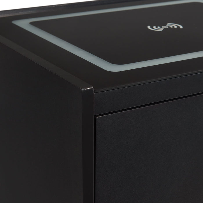 Rio - Nightstand With Electronic Features – Nightstands w/ Charging Stations by Elements International at Furniture Wholesale Plus , Nashville furniture store