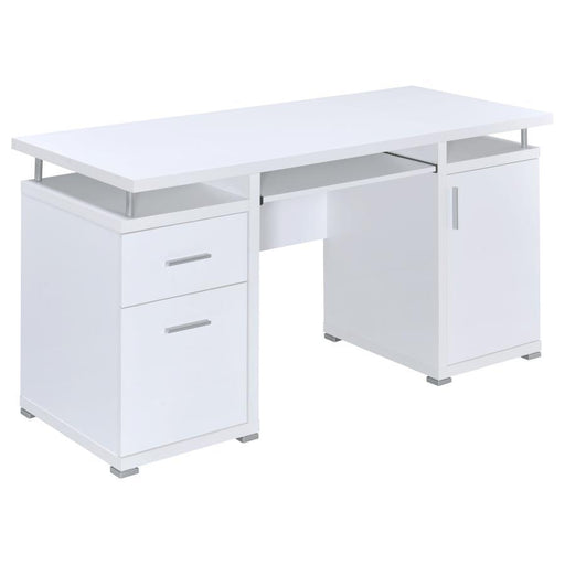 Tracy - 2-Drawer Office Computer Desk - Premium Computer Desks from CoasterEveryday - Just $389! Shop now at Furniture Wholesale Plus  We are the best furniture store in Nashville, Hendersonville, Goodlettsville, Madison, Antioch, Mount Juliet, Lebanon, Gallatin, Springfield, Murfreesboro, Franklin, Brentwood