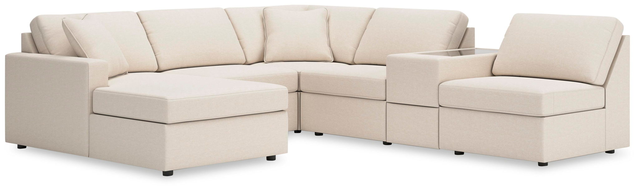 Modmax - Sectional - Oyster – Stationary Sectionals by Signature Design by Ashley® at Furniture Wholesale Plus , Nashville furniture store