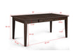 Wagner - Dining Table With Storage - Brown – Dining Tables by Crown Mark at Furniture Wholesale Plus , Nashville furniture store